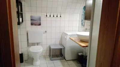 Ein Badezimmer in der Unterkunft Ellie-Ferienhaus Strandräuber - VS1