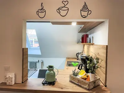 Küche/Küchenzeile in der Unterkunft Apartment Die Dorfperle by Interhome