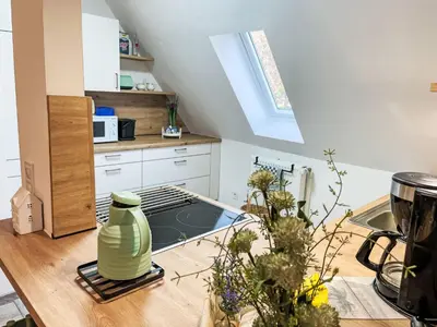 Küche/Küchenzeile in der Unterkunft Apartment Die Dorfperle by Interhome