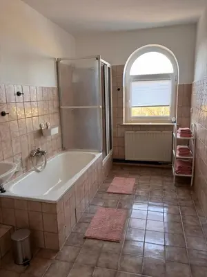 Ein Badezimmer in der Unterkunft Gut Ellernwurth Wremen