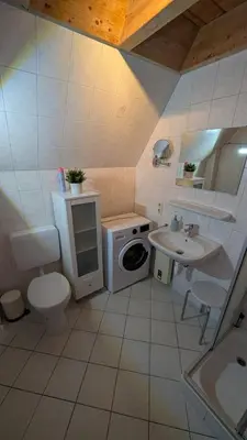Ein Badezimmer in der Unterkunft Haus Küstenglück
