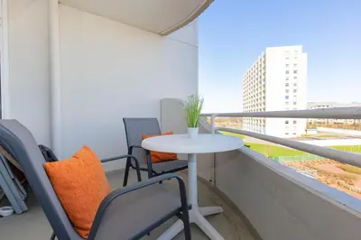 Ein Balkon oder eine Terrasse in der Unterkunft Lord Nelson 312