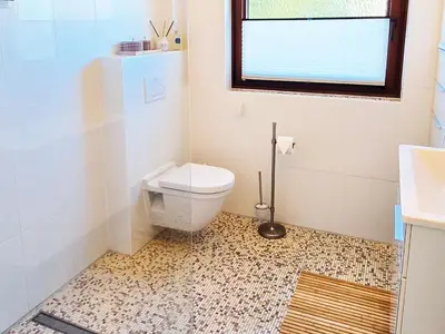 Ein Badezimmer in der Unterkunft Ferienwohnung Smukke Stuuv