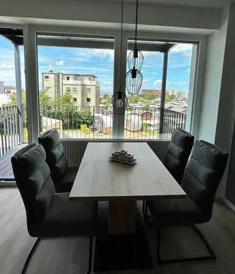 Ein Sitzbereich in der Unterkunft Seaside 53 FeWo 7