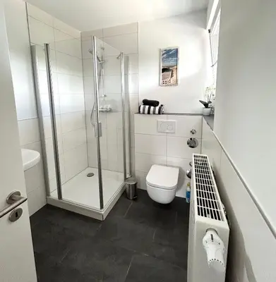Ein Badezimmer in der Unterkunft Seaside 53 FeWo 7