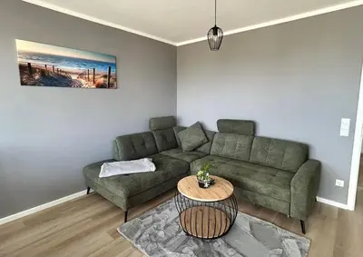 Ein Sitzbereich in der Unterkunft Seaside 53 FeWo 7