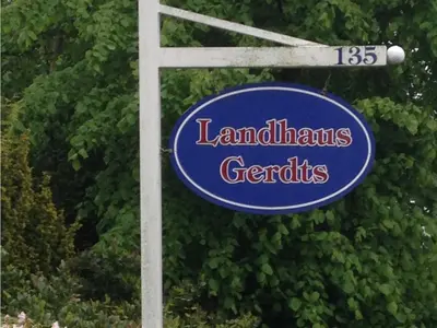 Ein Zertifikat, Auszeichnung, Logo oder anderes Dokument, das in der Unterkunft 3 in the Gerdts country house ausgestellt ist