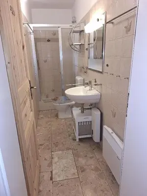 Ein Badezimmer in der Unterkunft Deichkieker