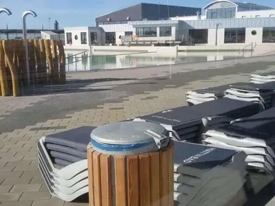 Der Swimmingpool an oder in der Nähe von Holiday apartment with 1 bedroom