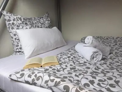 Ein Bett oder Betten in einem Zimmer der Unterkunft Apartment Ruheoase in Otterndorf by Interhome