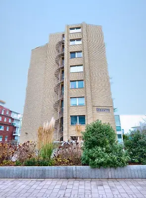 Das Gebäude in dem sich die Ferienwohnung befindet