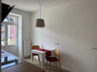 Ein Sitzbereich in der Unterkunft Apartment Bake9 - Tide
