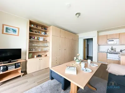 Küche/Küchenzeile in der Unterkunft Haus Nautic Wohnung 615