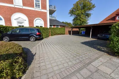Das Gebäude in dem sich die Ferienwohnung befindet