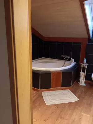Ein Badezimmer in der Unterkunft Ferien-Monteurwohnung Brandt-Diekhusen 2