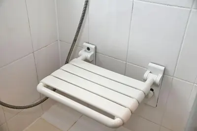 Ein Badezimmer in der Unterkunft Küstenflair