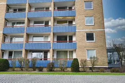 Das Gebäude in dem sich die Ferienwohnung befindet