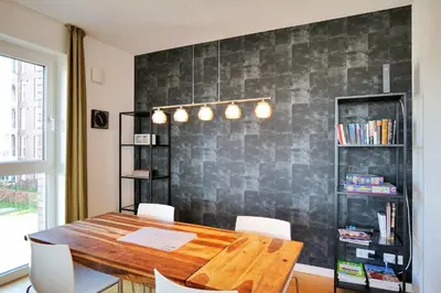 Die Bibliothek in der Ferienwohnung