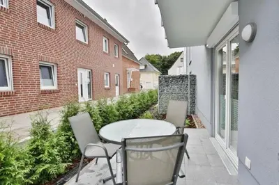 Das Gebäude in dem sich die Ferienwohnung befindet