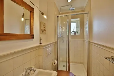 Ein Badezimmer in der Unterkunft Residenz am Yachthafen, RY28