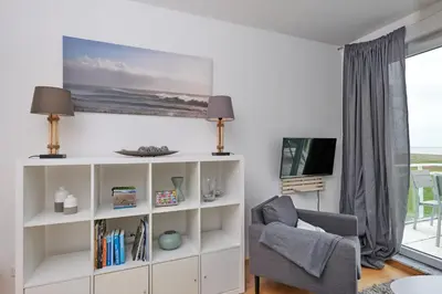 TV/Unterhaltungsangebot in der Unterkunft Dünenweg 19, HD6