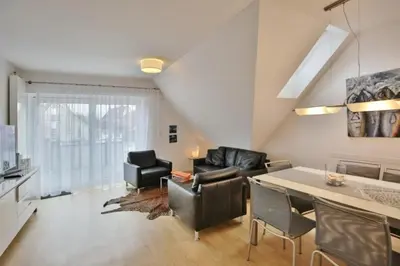 Ein Sitzbereich in der Unterkunft Dunamar, DM6