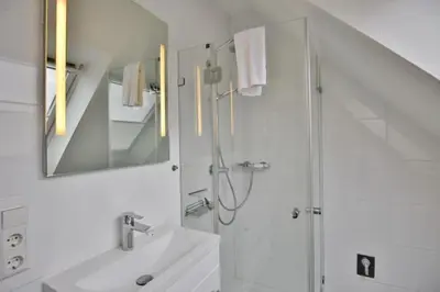 Ein Badezimmer in der Unterkunft Dunamar, DM6