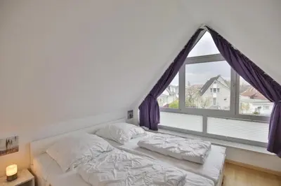 Ein Bett oder Betten in einem Zimmer der Unterkunft Dunamar, DM6
