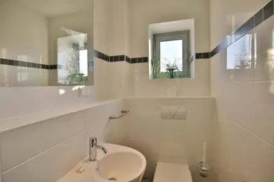 Ein Badezimmer in der Unterkunft Residenz am Yachthafen, RY22