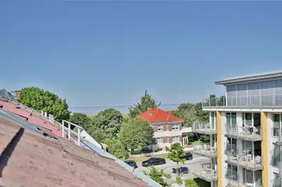 Das Gebäude in dem sich die Ferienwohnung befindet