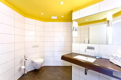 Ein Badezimmer in der Unterkunft Residenz am Yachthafen, RY16