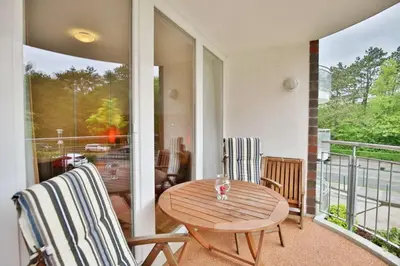 Ein Balkon oder eine Terrasse in der Unterkunft Hohe Lith, HL117