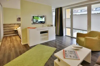 TV/Unterhaltungsangebot in der Unterkunft Duhner Strandhus, S204