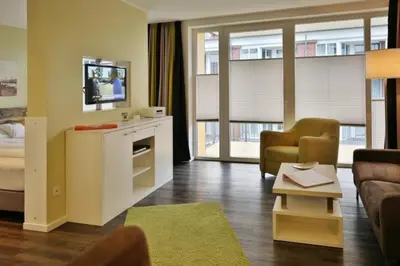 TV/Unterhaltungsangebot in der Unterkunft Duhner Strandhus, S204