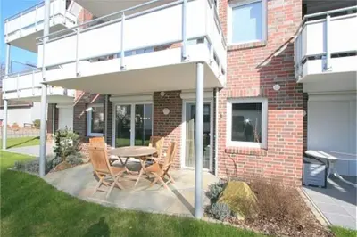 Das Gebäude in dem sich die Ferienwohnung befindet