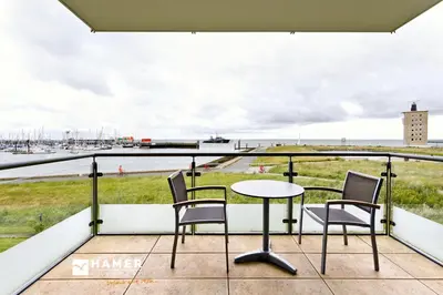 Ein Balkon oder eine Terrasse in der Unterkunft Alte Liebe, RA100