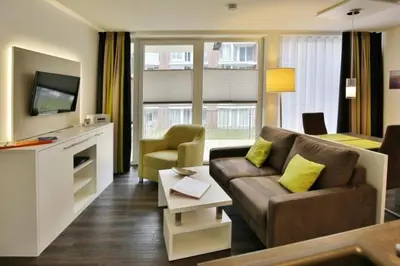 TV/Unterhaltungsangebot in der Unterkunft Duhner Strandhus, S108