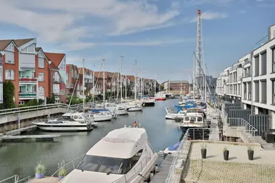 Blick auf einen Fluss in der Nähe der Ferienwohnung