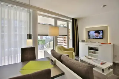 TV/Unterhaltungsangebot in der Unterkunft Duhner Strandhus, S10