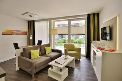 TV/Unterhaltungsangebot in der Unterkunft Duhner Strandhus, S10