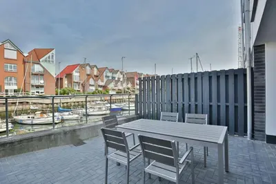 Ein Balkon oder eine Terrasse in der Unterkunft City Marina, CM20c