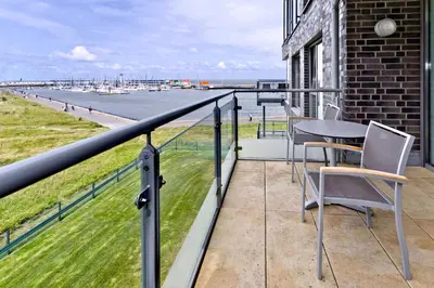 Ein Balkon oder eine Terrasse in der Unterkunft Alte Liebe, RA204