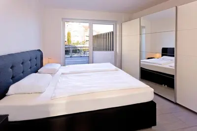 Ein Bett oder Betten in einem Zimmer der Unterkunft City Marina, CM18-1