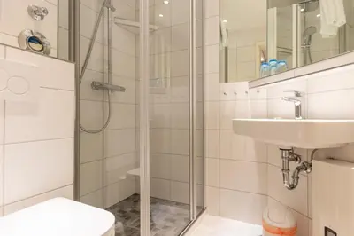 Ein Badezimmer in der Unterkunft Seemöwe, SM11