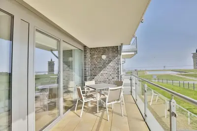 Ein Balkon oder eine Terrasse in der Unterkunft Alte Liebe, RA105