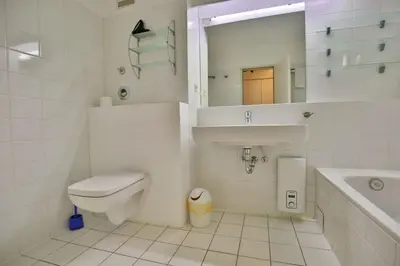 Ein Badezimmer in der Unterkunft Hohe Worth, H10