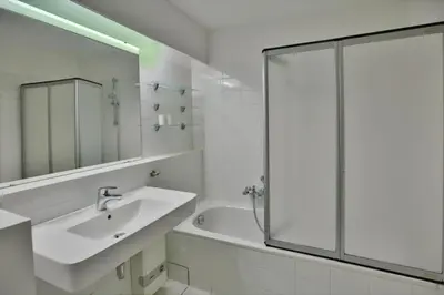 Ein Badezimmer in der Unterkunft Hohe Worth, H10