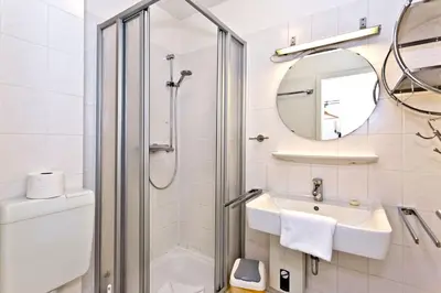 Ein Badezimmer in der Unterkunft Seemöwe, SM5