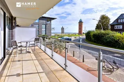 Ein Balkon oder eine Terrasse in der Unterkunft Alte Liebe, RA113