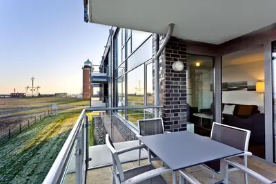 Ein Balkon oder eine Terrasse in der Unterkunft Alte Liebe, RA102